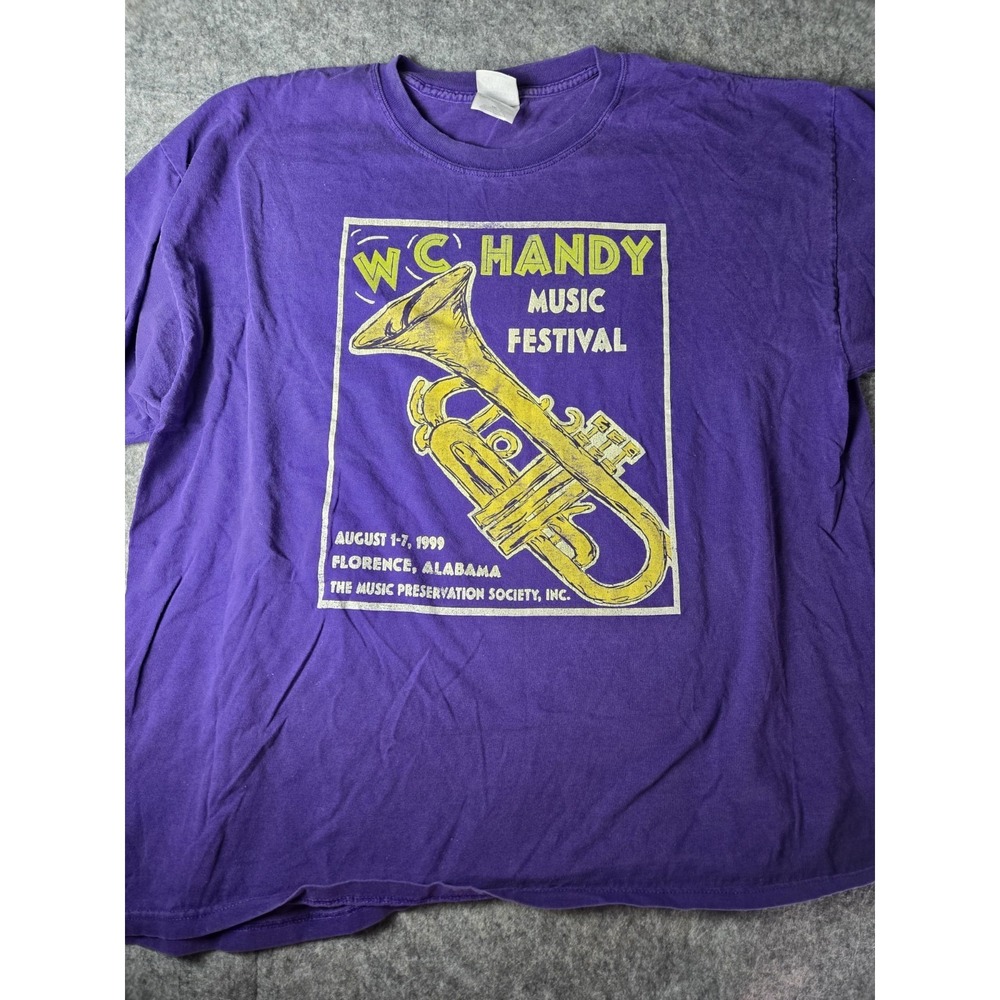 Vintage W.C Handy Jazz Festival 1999 Shirt 2xl Y2K Faded